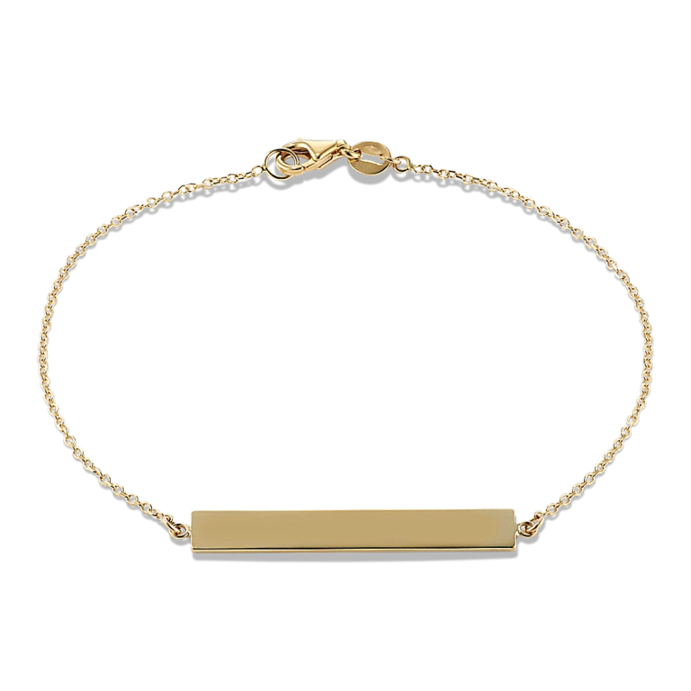 Shane Co. gold bar bridal bracelet