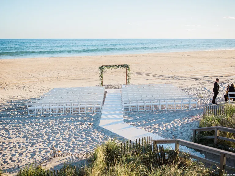 Bridgehampton Tennis & Surf Club beach front wedding venue in Bridgehampton, New York