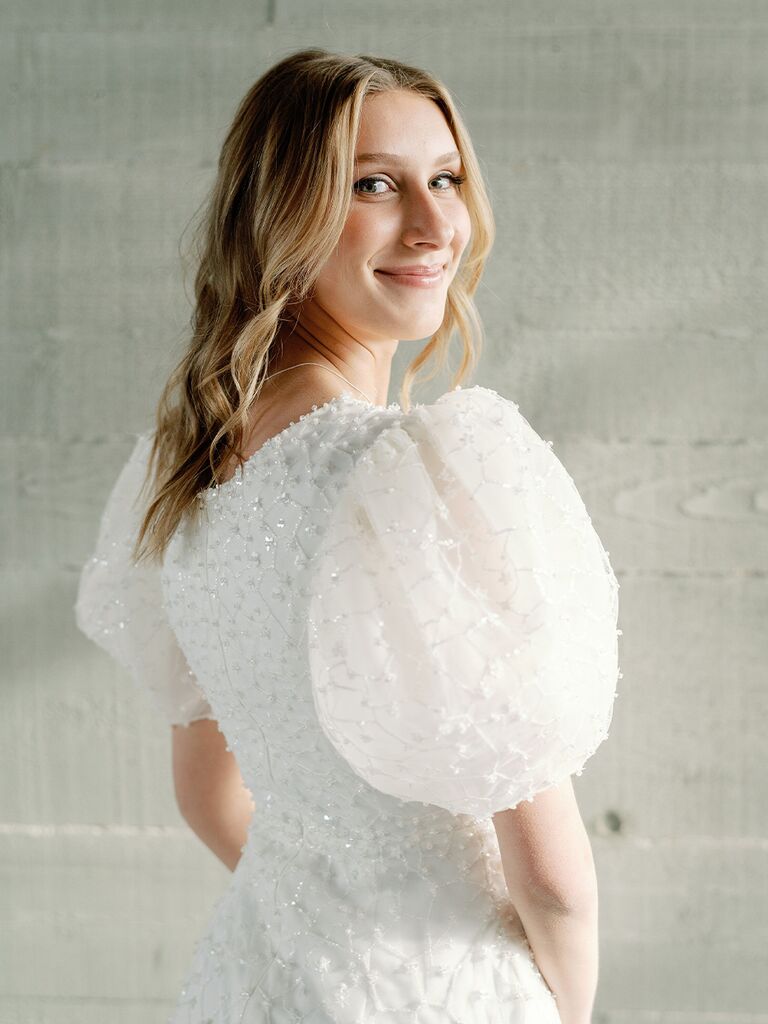 Bride with thin hair