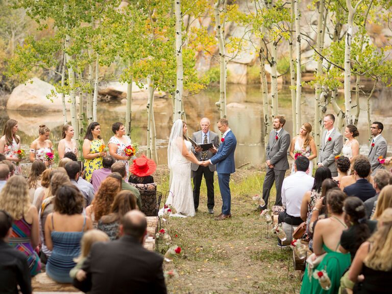 Small wedding venue in Red Feather Lakes, Colorado.