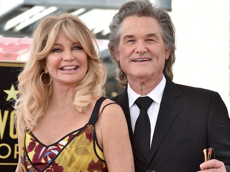 Goldie Hawn and Kurt Russell