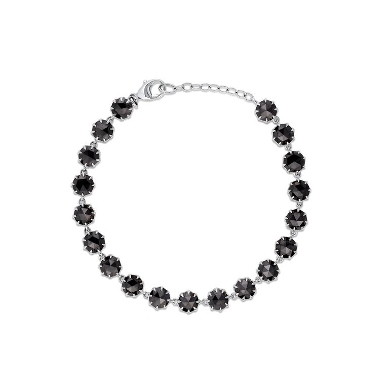 Marrow Fine black diamond tennis bridal bracelet