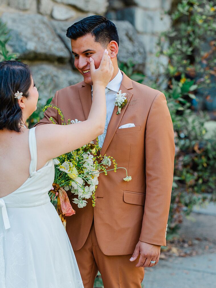 Tapered fade wedding hair trend for grooms