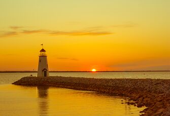 Lake Hefner proposal spot in Oklahoma City