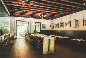 Topsoil Restaurant engagement party venue in South Carolina