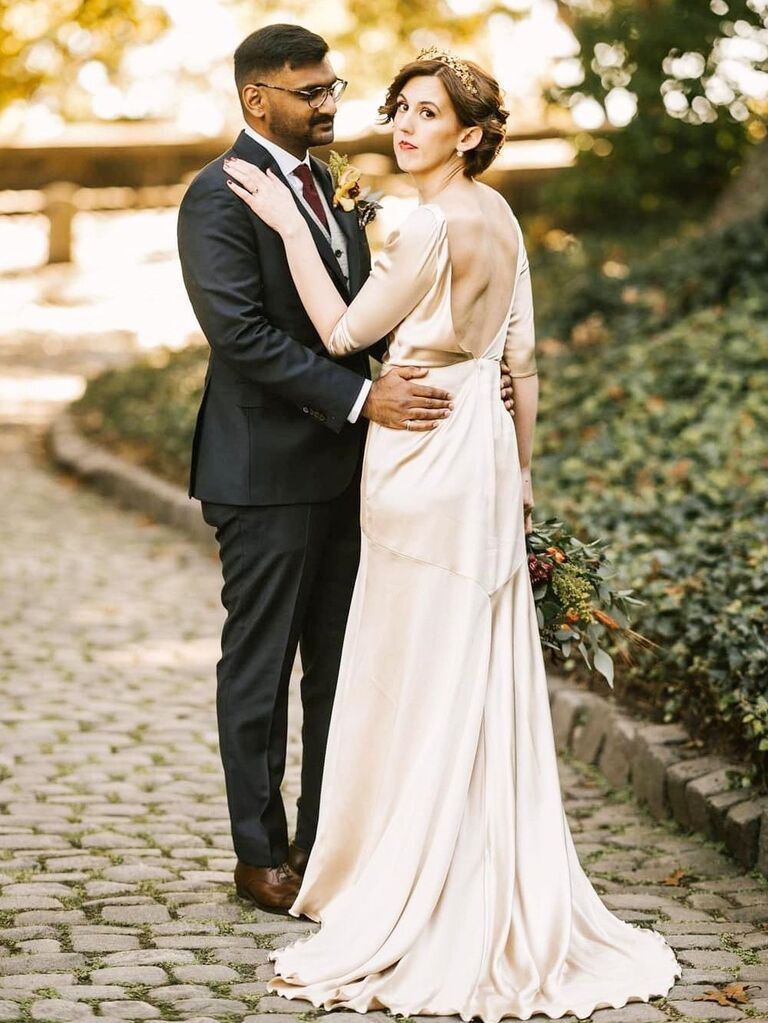 Regal updo wedding hairstyle