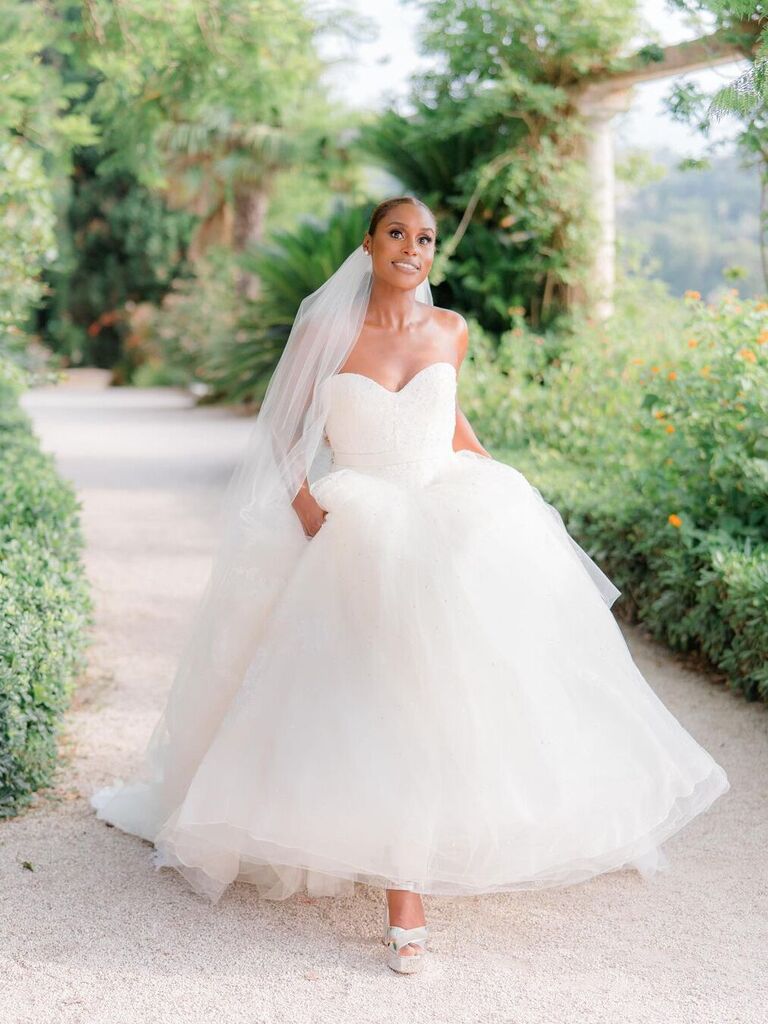 Issa Rae's wedding dress