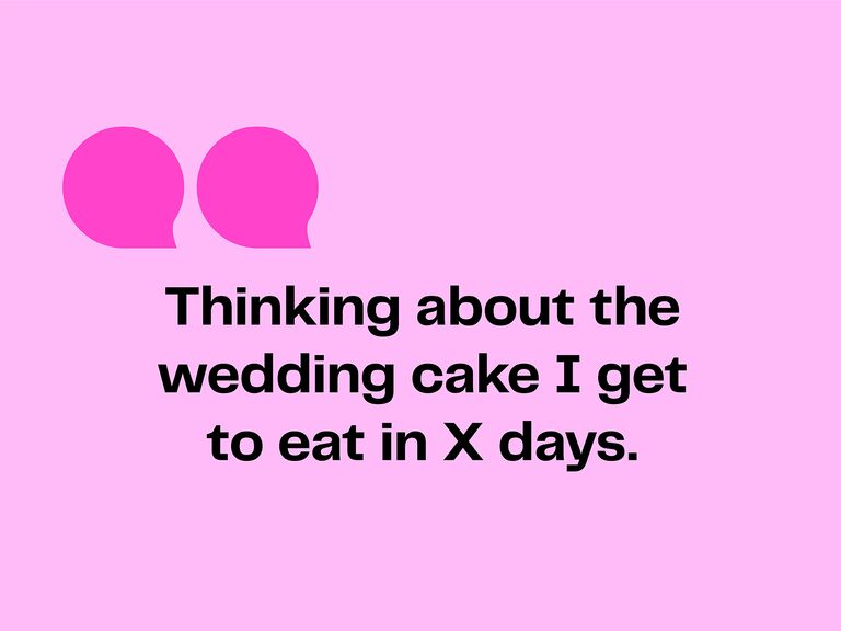 Funny wedding countdown quote