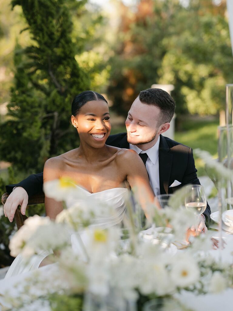 Sleek bun wedding hair trend