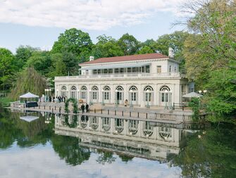 The Boathouse in Prospect Park wedding purslane wedding grooms