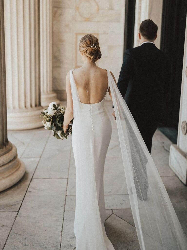 Classic updo wedding hairstyle