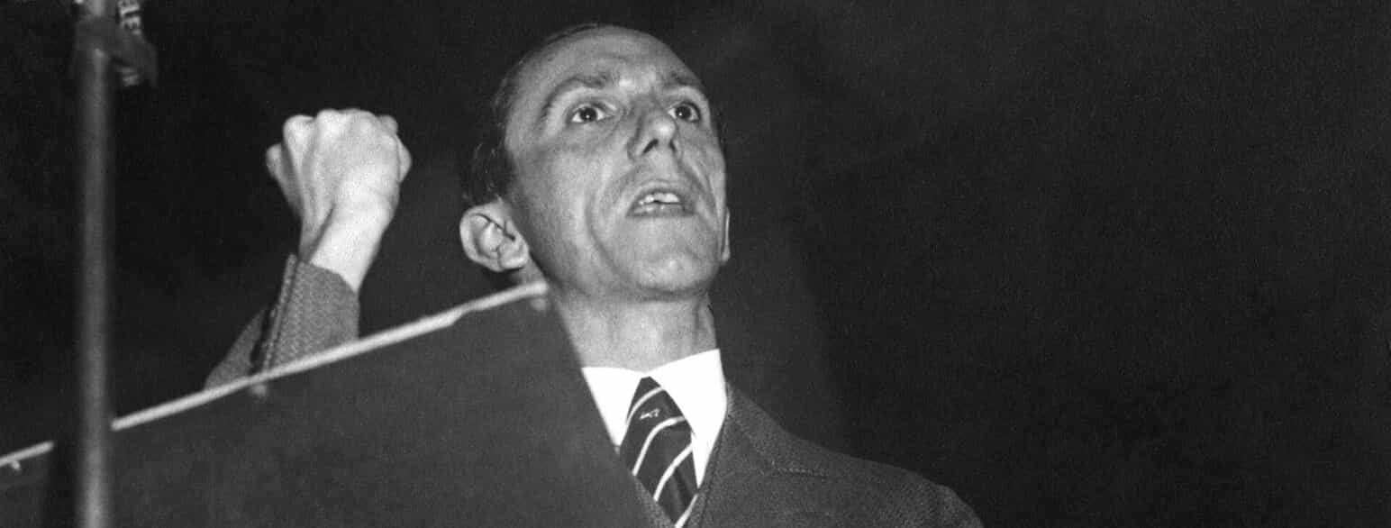 Joseph Goebbels fotograferet i 1933.