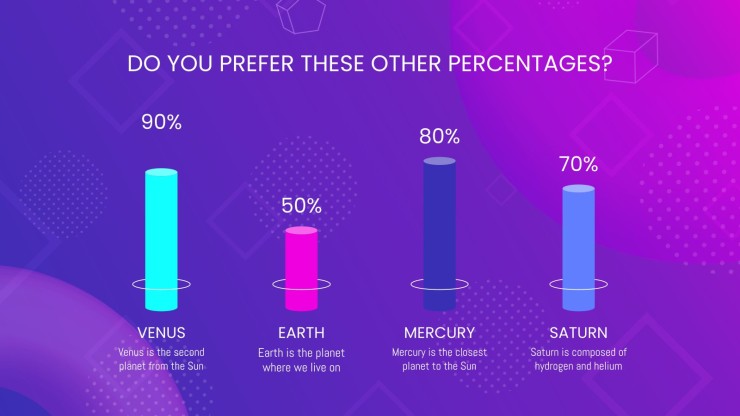3D Background presentation template 