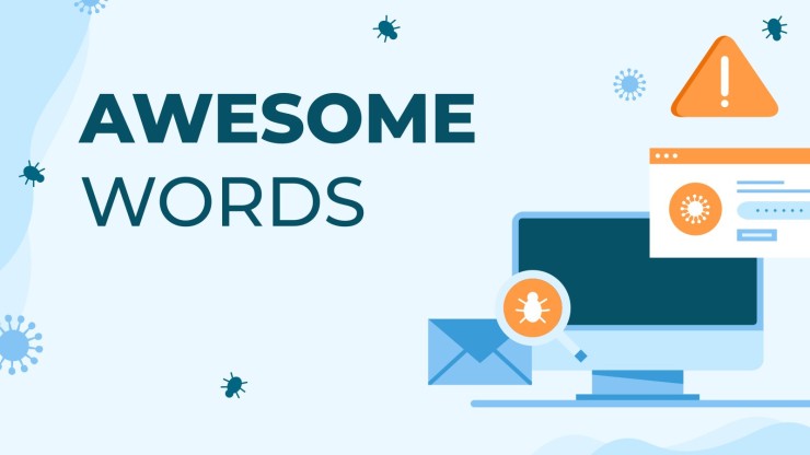 Computer Virus Minitheme presentation template 