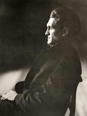 Stefan George fotografert av Jacob Hilsdorf (1910)