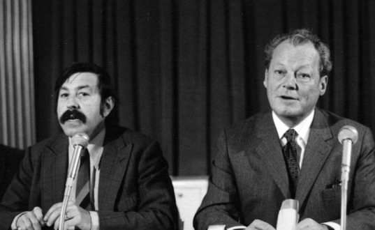 Günter Grass og Willy Brandt 1972