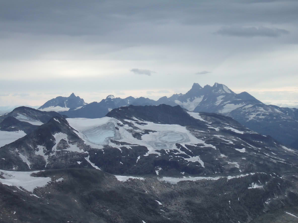 Hurrungane frå Sjogholstinden.