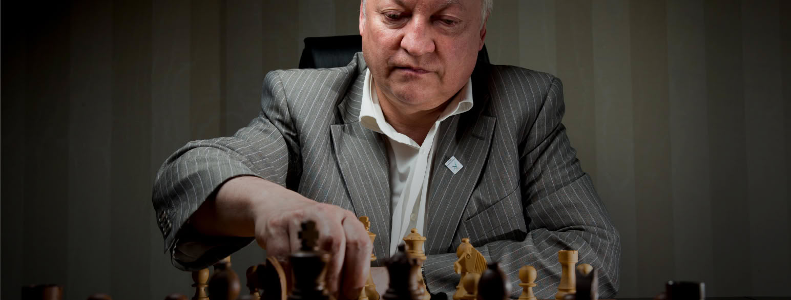 Anatolij Karpov besøkte i 2013 Oslo for å promotere sjakk-OL i Tromsø året etter