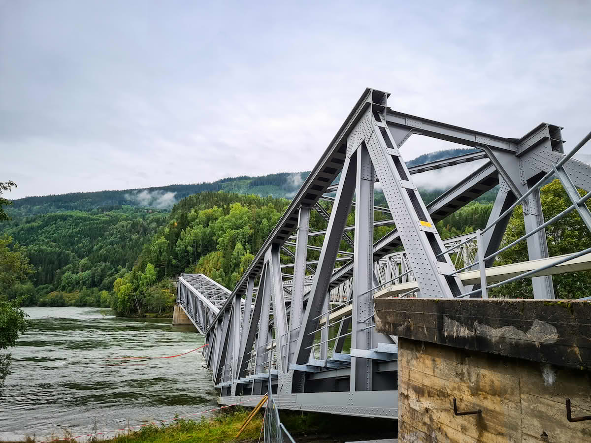 Flomskadet jernbanebru (03.09.23)