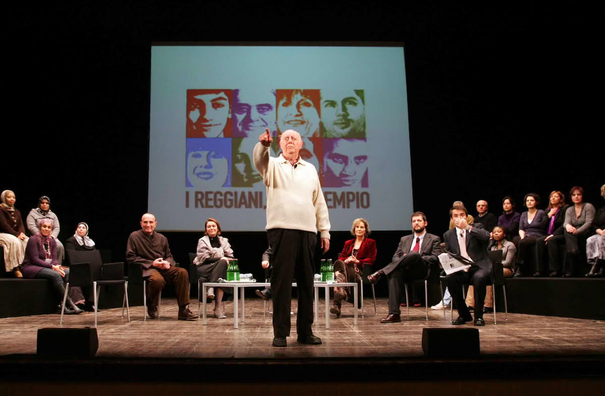 Dario Fo på senen i 2008