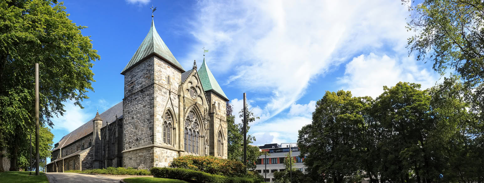 Østfasaden til Stavanger domkirke.