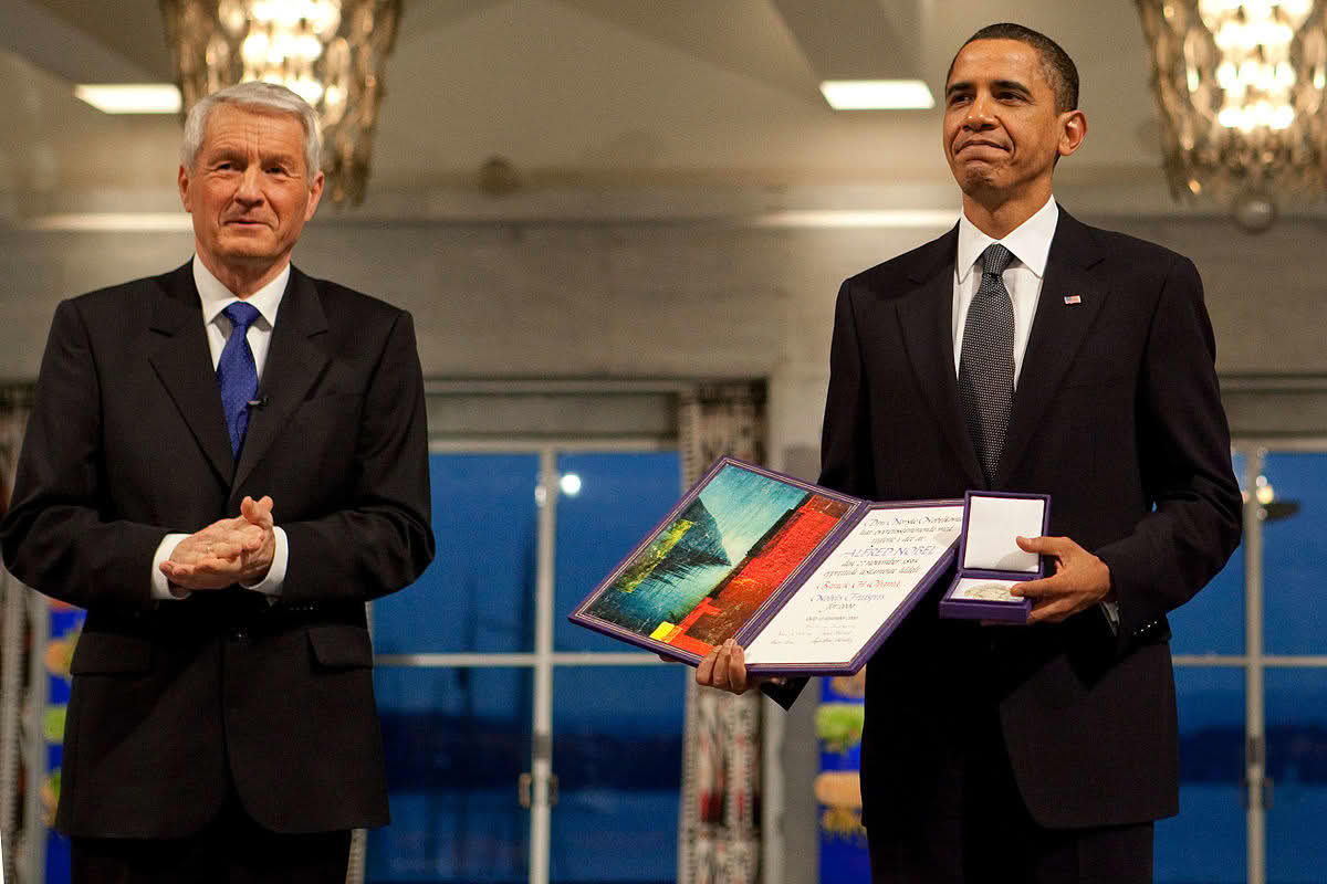 Jagland og Obama