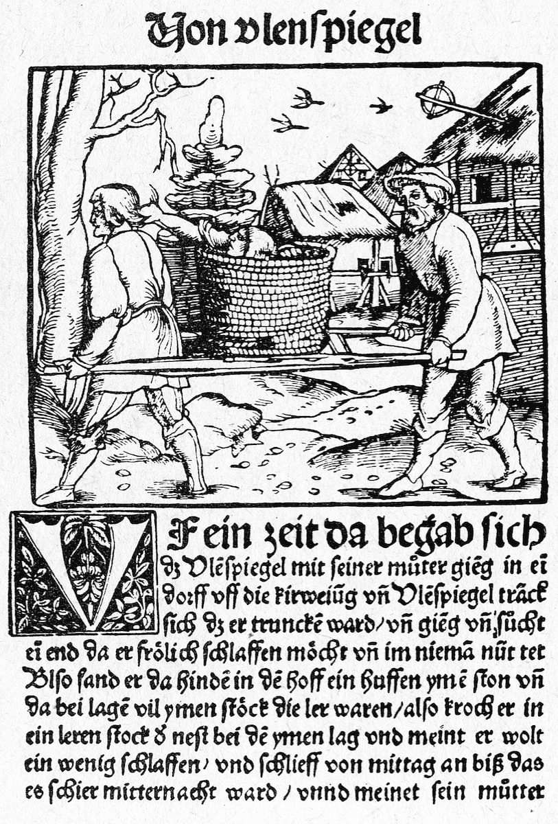 Illustrasjon fra „Till Eulenspiegel“  (1515)