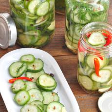 Refrigerator Pickled Cucumbers