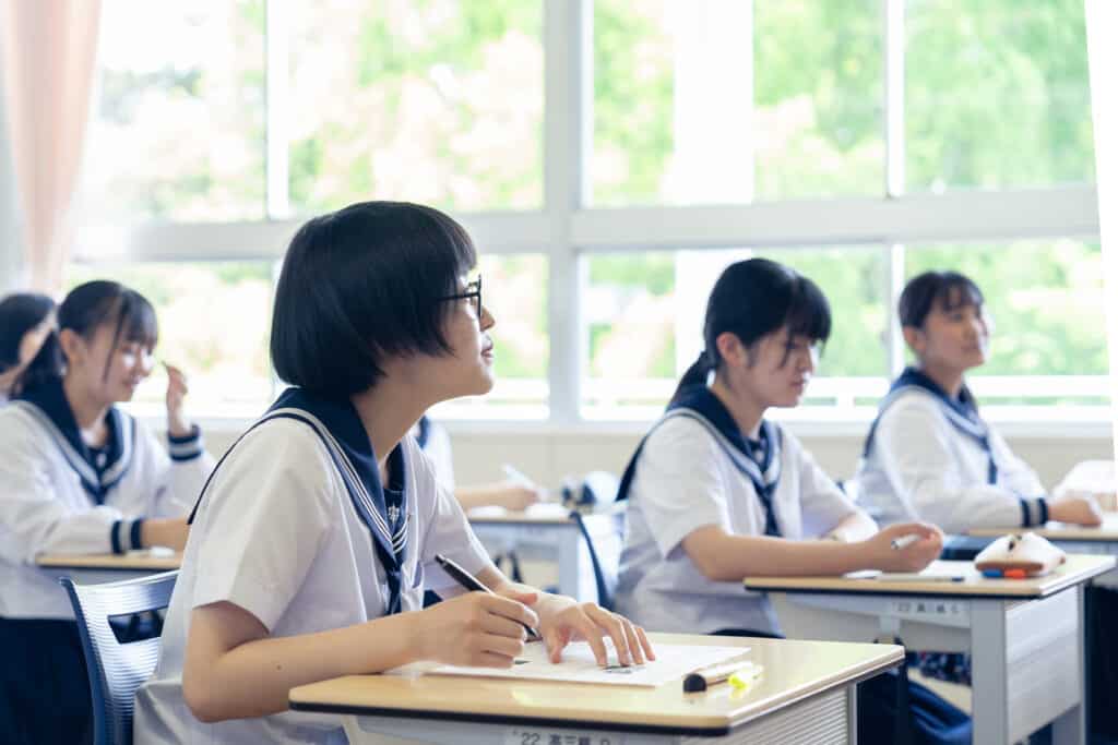 白百合学園　授業風景