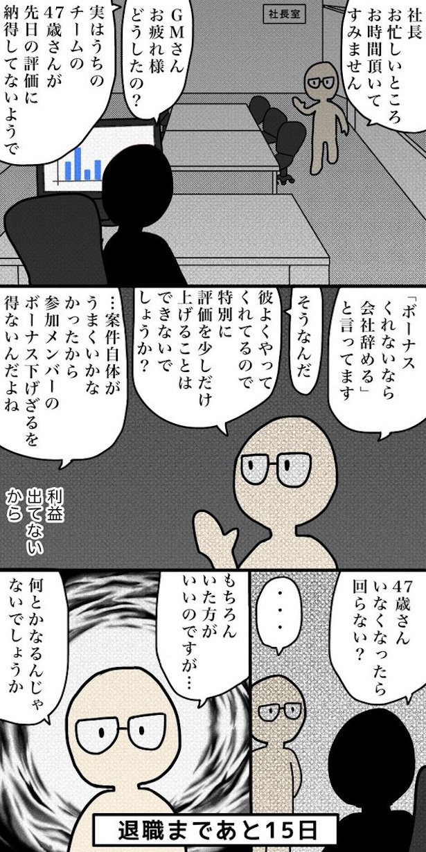 「100日後に退職する47歳」85日目