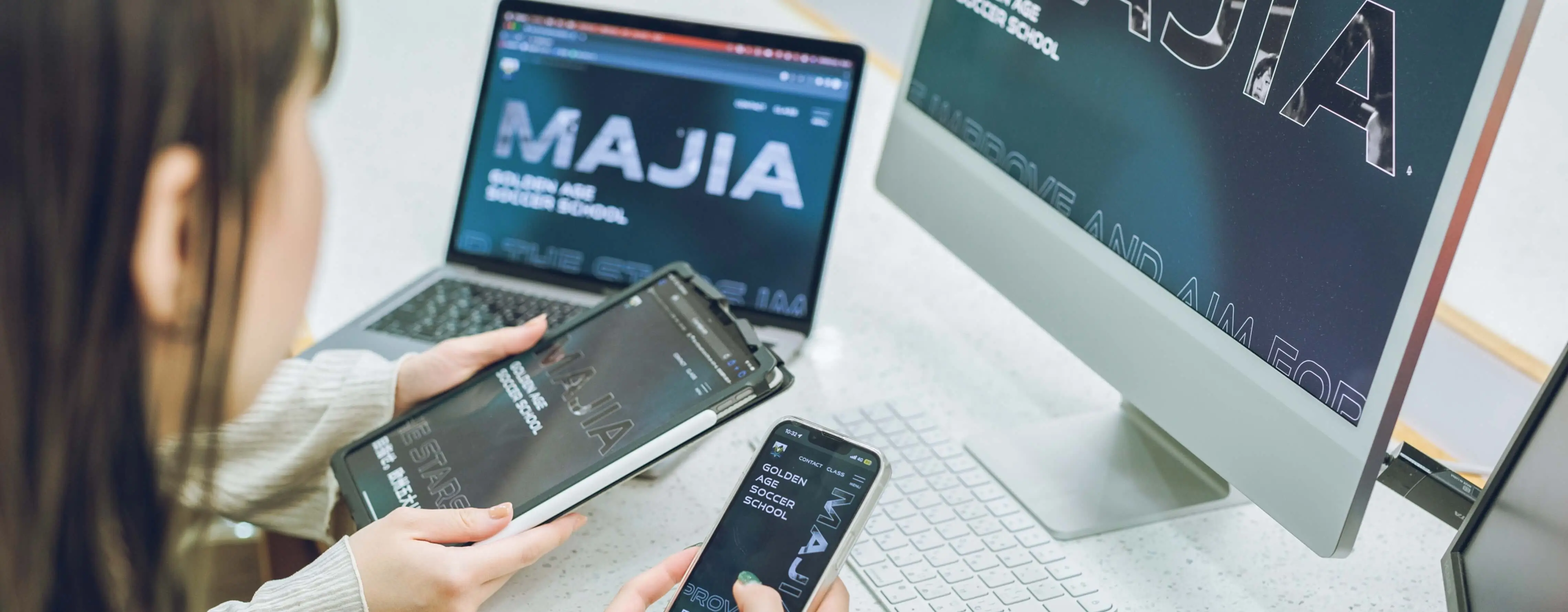 あらゆる閲覧環境を想定したレスポンシブデザイン