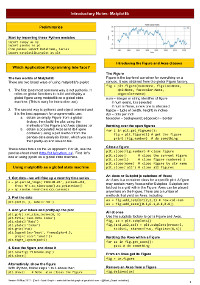 Matplotlib Cheatsheet