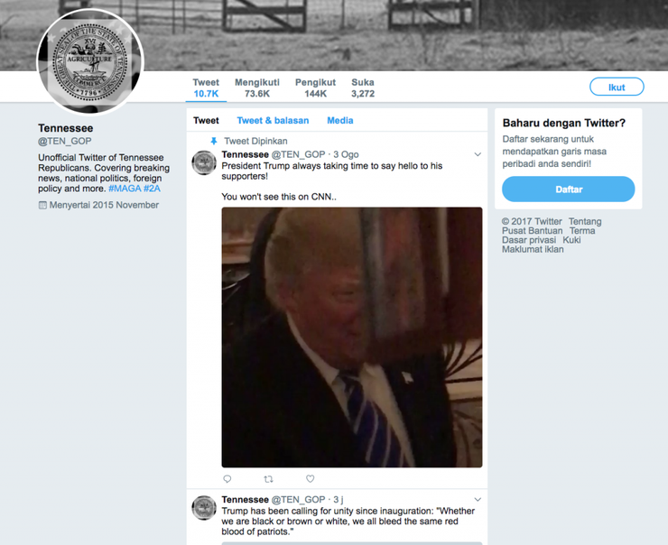 Анализ Twitter аккаунтов русских троллей в предвыборной компании Трампа