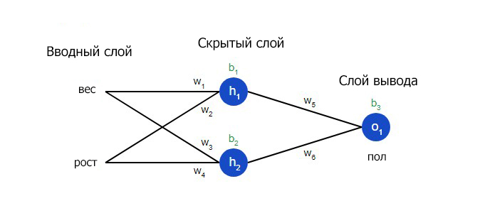 Тренировка нейронной сети схема