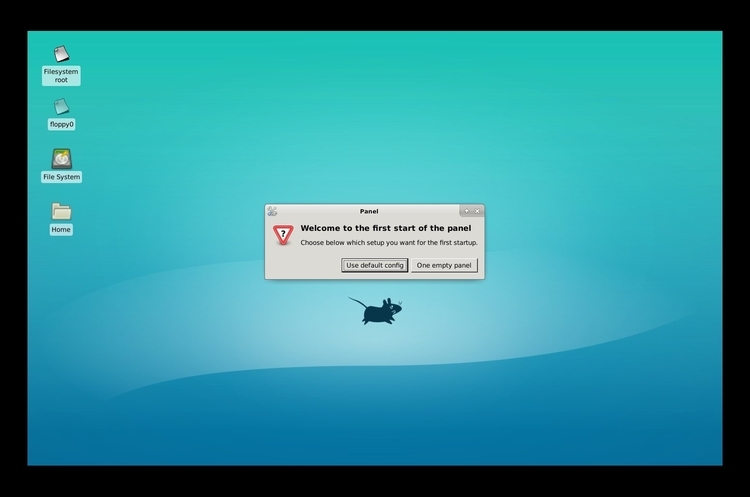 default Xfce desktop