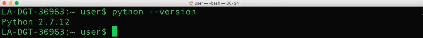 Checking Python Version On macOS