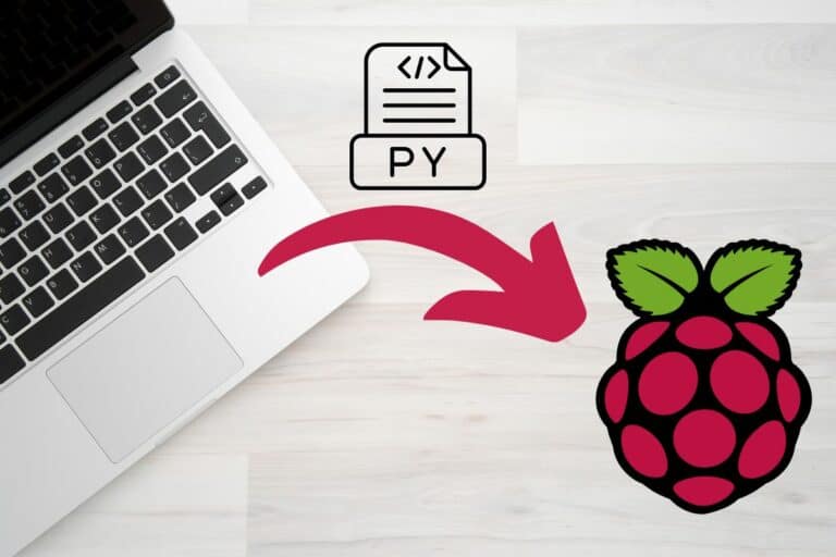 how to transfer python code to a raspberry pi