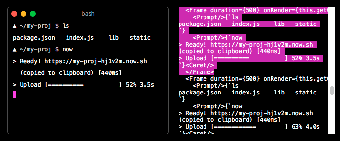 React Keyframes Component