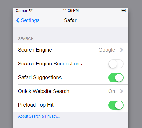 React iOS Switch Component