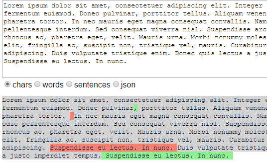 React Component To Highlights Differences Between Two Strings – react-diff