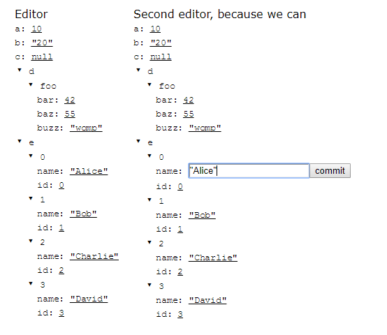 Generic JSON Editor For React Generic JSON Editor For React