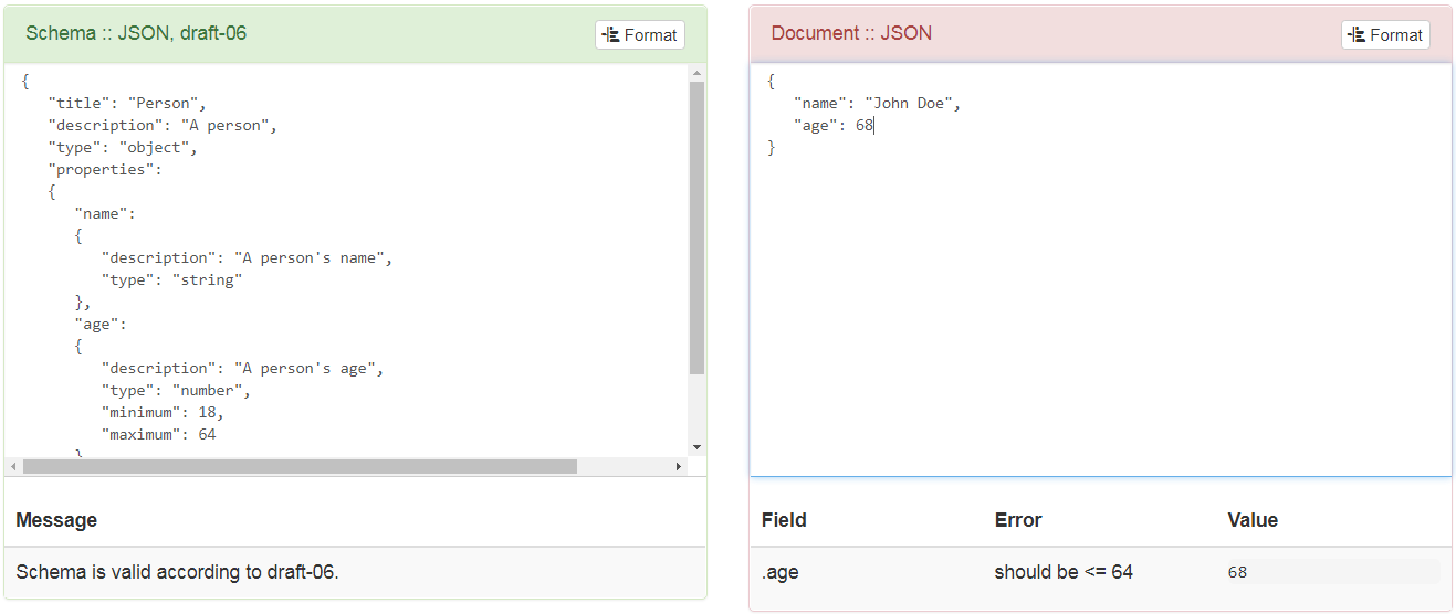 Invalid JSON