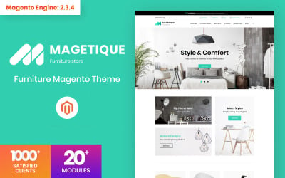 Magetique - Meubels Magento-thema