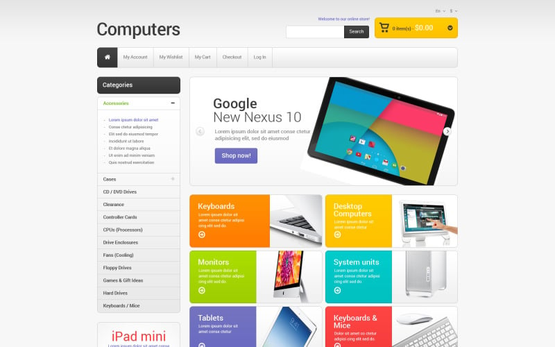 Computer Store Responsive Magento Theme