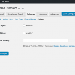 Schema Premium Embeds Settings