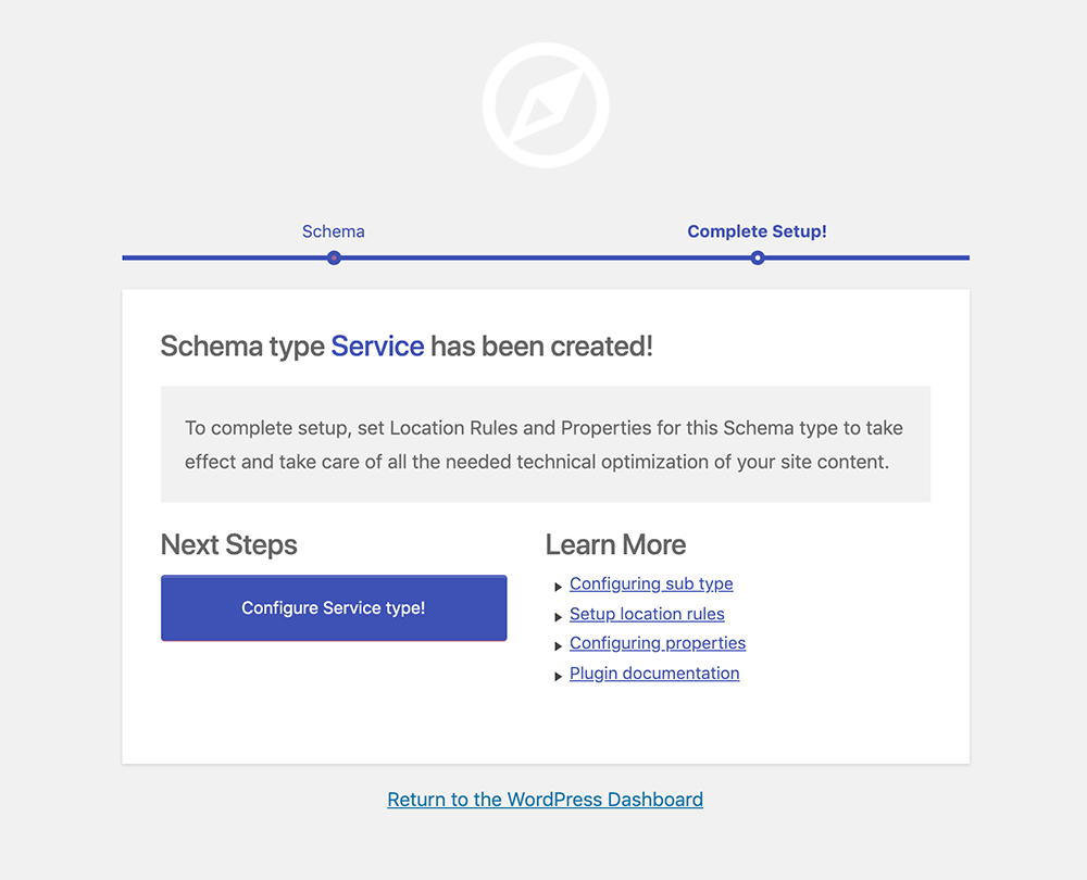 Create Schema.org for Service 