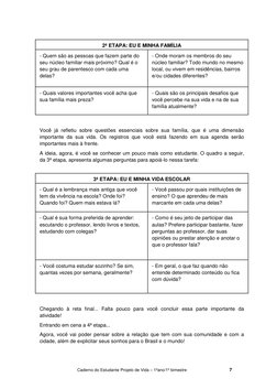 Caderno do Estudante Projeto de Vida – 1ºano/1º bimestre                                 7 
 
2ª ETAPA:
