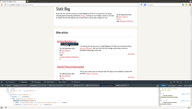 A screenshot of the broken theme