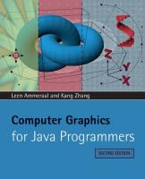 Computer Graphics for Java Programmers