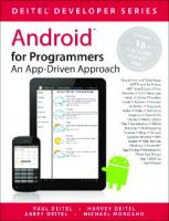 Java™ for Programmers